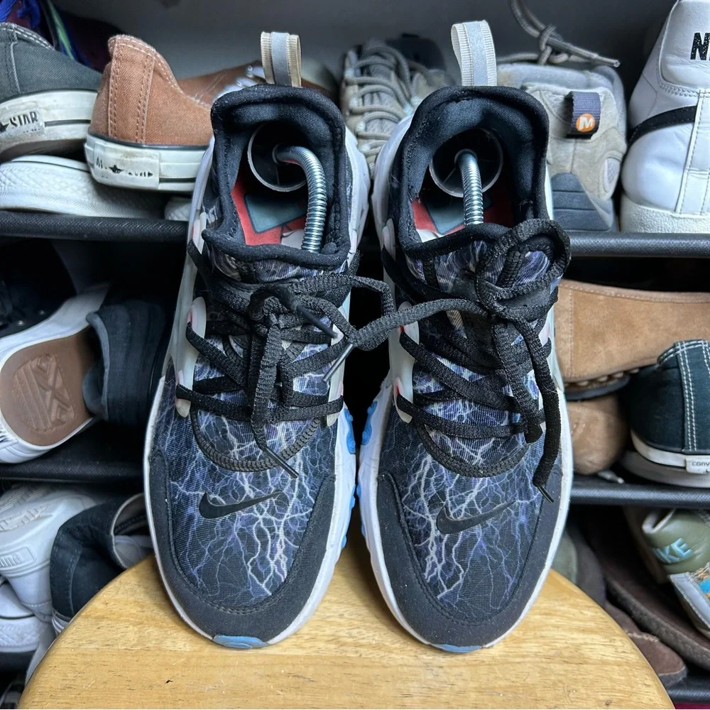 Nike presto black blue trouble at home lightning